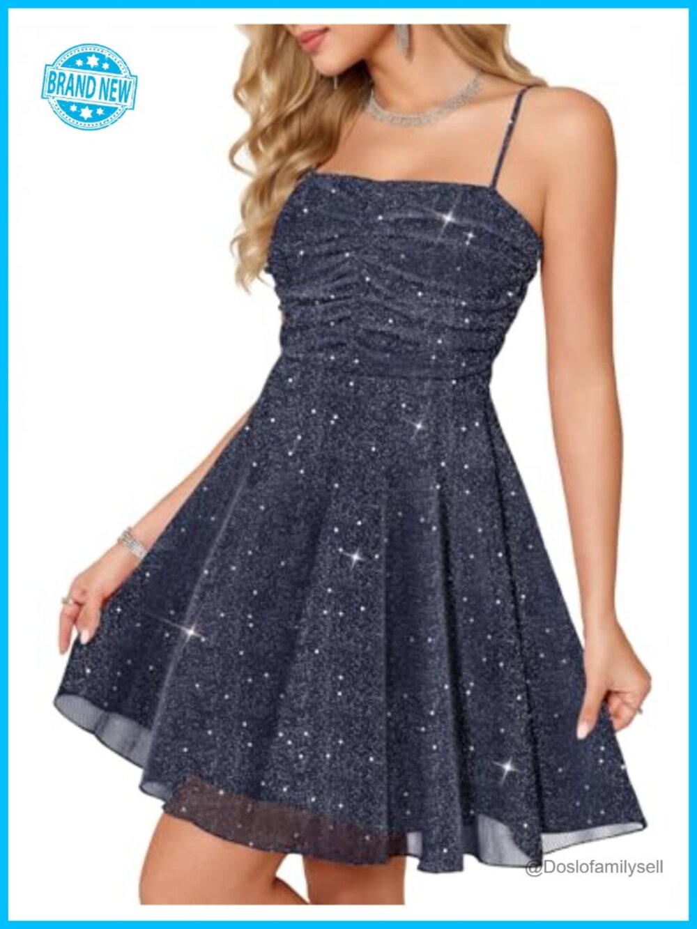 Sparkly Sequin Short Homecoming Prom Dress Semi Formal Party